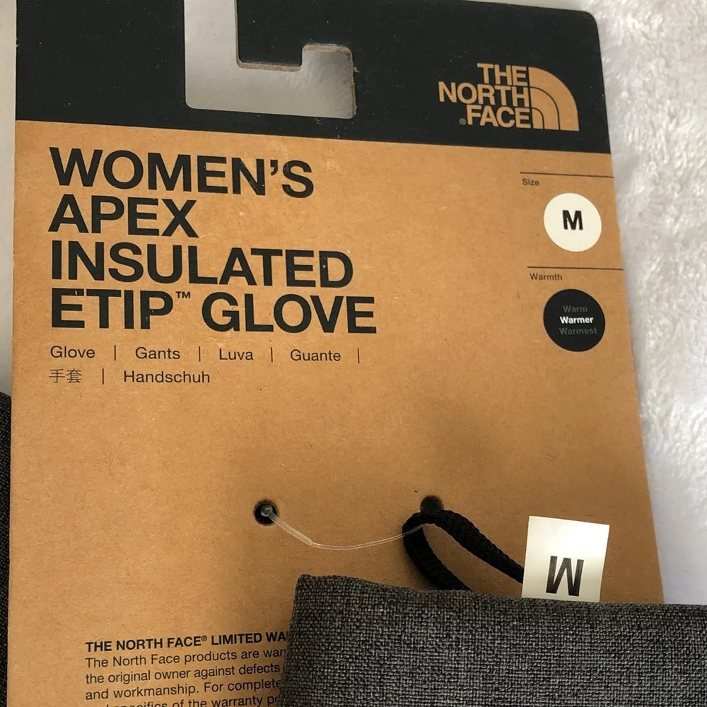The North Face Women’s Apex Etip Gloves — Charcoal